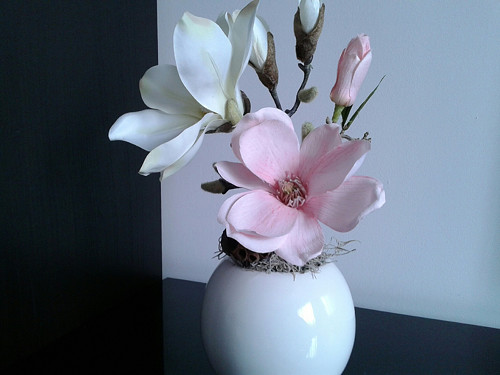 Celoroční dekorace s magnolií — foto 5