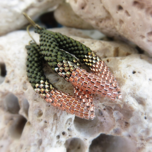 Slzičky copper-dark olive — foto 5