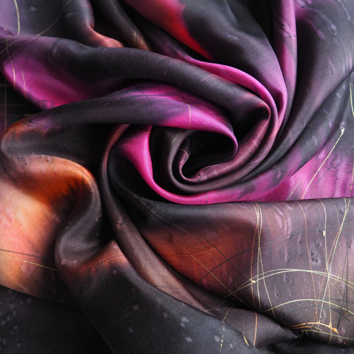 Plejády - hedvábný pléd 90 x 180 cm — foto 4