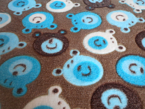 Fleece - medvídci - modrá — foto 2