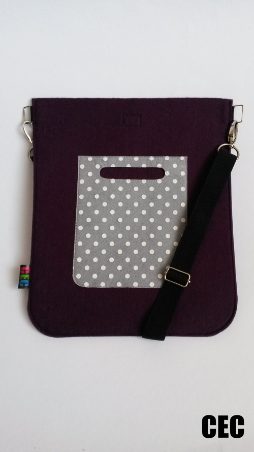 In aubergine-crossbody flat — foto 2