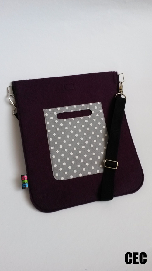 In aubergine-crossbody flat — foto 3