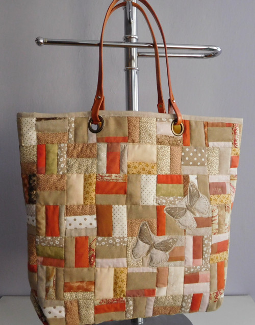 Patchwork s motýlky - taška — foto 2