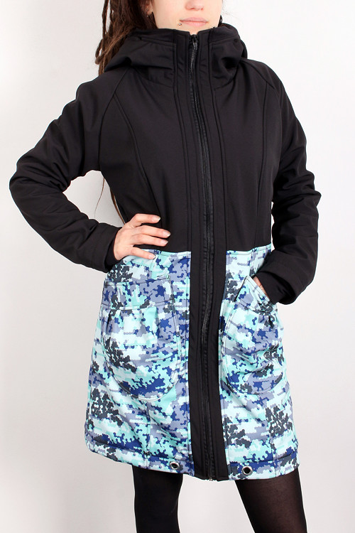 Kabát SSHELL armyblau — foto 6
