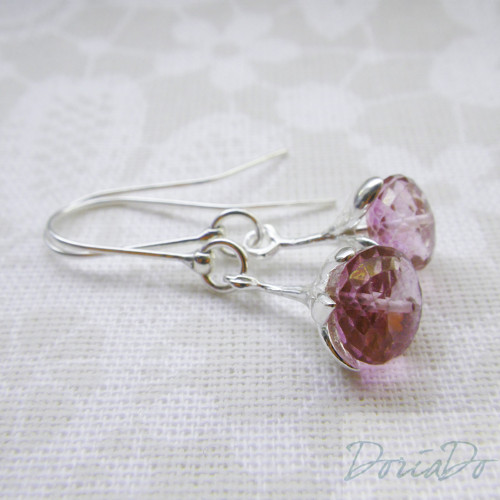 Strieborné náušnice Pinky (Ag 925) — foto 4