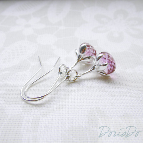 Strieborné náušnice Pinky (Ag 925) — foto 5