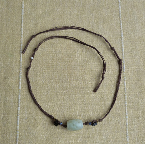 Náhrdelník vázací - s jadeitem 3 — foto 2
