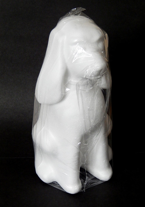 Polystyren, Pes velký, výška 23 cm — foto 2