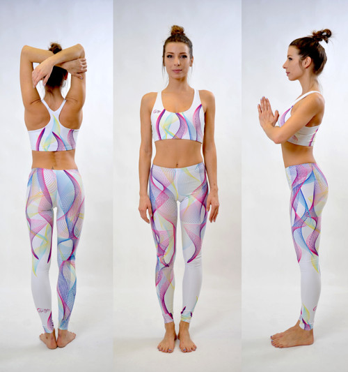 Colored Swirly lines - legíny — foto 5