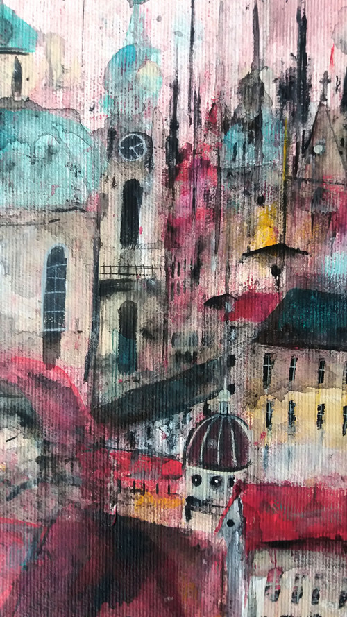 Praha barevná - 20x30cm — foto 2
