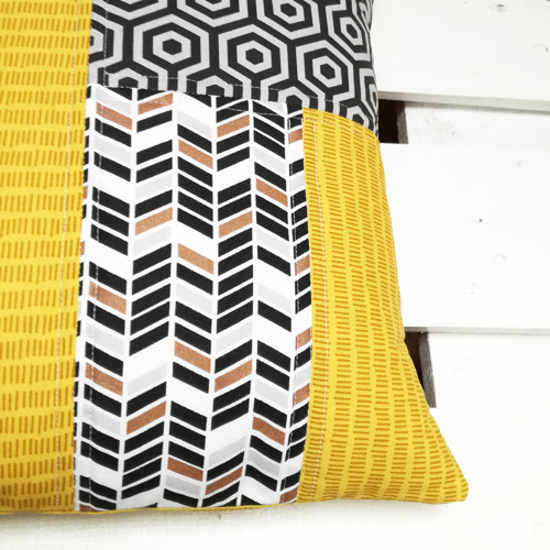 Patchwork povlak na polštářek 40x40 — foto 2