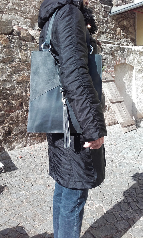 Velká kožená kabelka "cenerino" — foto 6