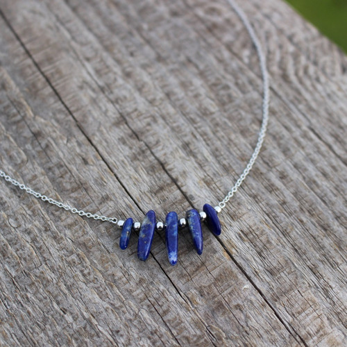 Eleada • lapis lazuli, chir. ocel — foto 2