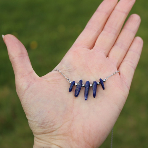Eleada • lapis lazuli, chir. ocel — foto 3