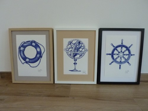 Plakát - Globus - autorská ilustrace A3 — foto 6