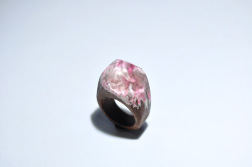 Drevený prsten Rose — foto 2