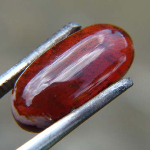 Mexický ohnivý opál (Cantera) - kabošon (2,8ct) — foto 3