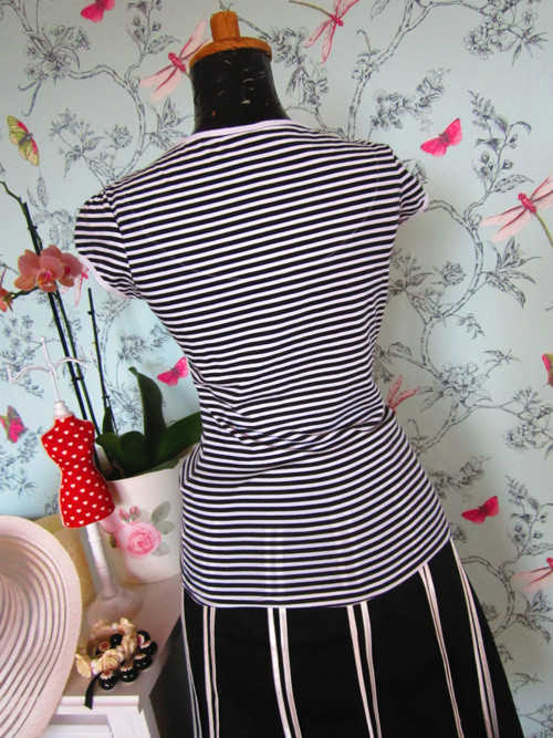 Top black&white stripes — foto 4