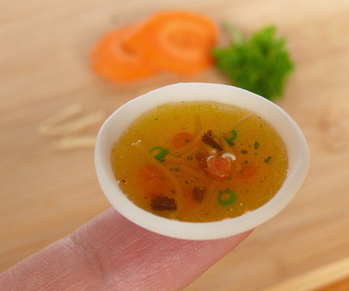 Vývar - Consomme with noodels and veggies — foto 2