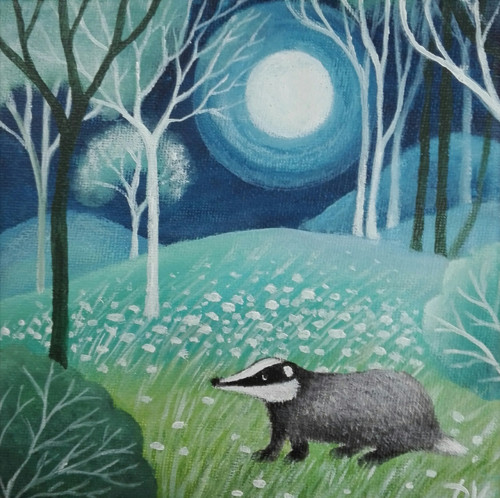Noční procházka (15x15cm) — foto 3