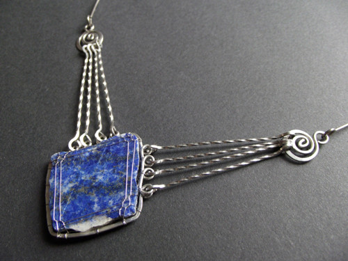 Lapis lazuli - náhrdeník — foto 2