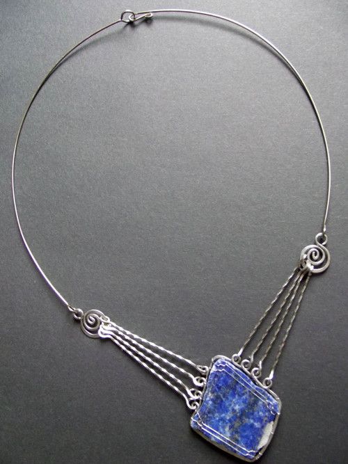 Lapis lazuli - náhrdeník — foto 3