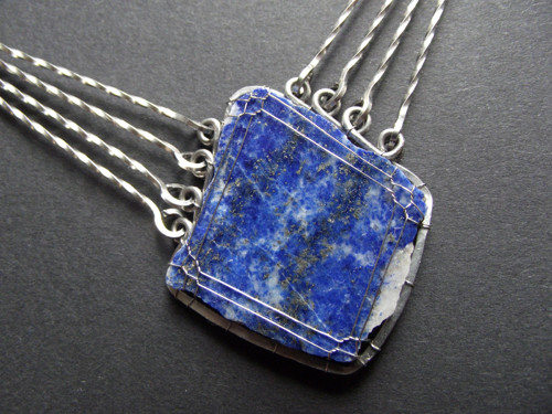 Lapis lazuli - náhrdeník — foto 4