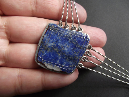 Lapis lazuli - náhrdeník — foto 5