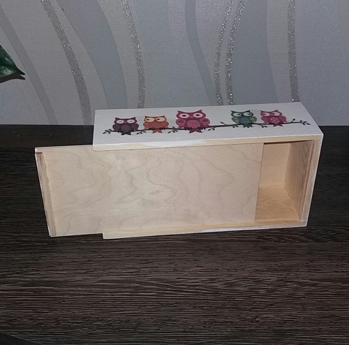 Krabička na kapesníky- sovičky — foto 2