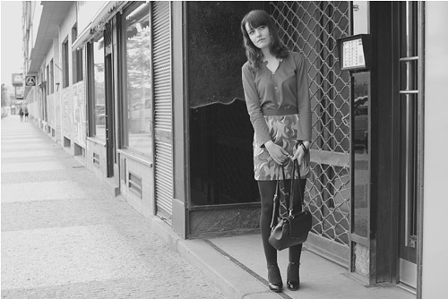 Růžová retro sukně — foto 5