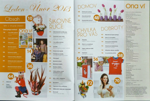 Časopis Ona ví 01-02/2013 — foto 2