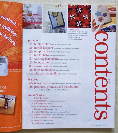 Časopis QUILTING 06/2006 — foto 2