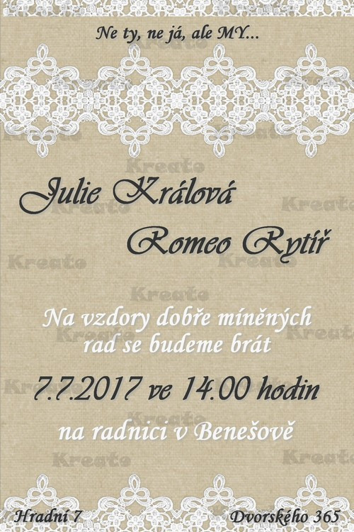 Svatební oznámení No.10 — foto 3