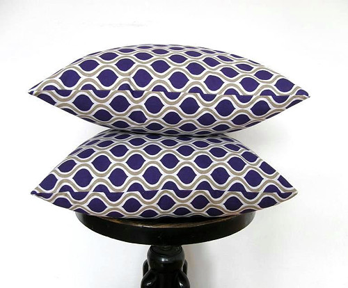 Fialovobéžová geometrie — foto 2