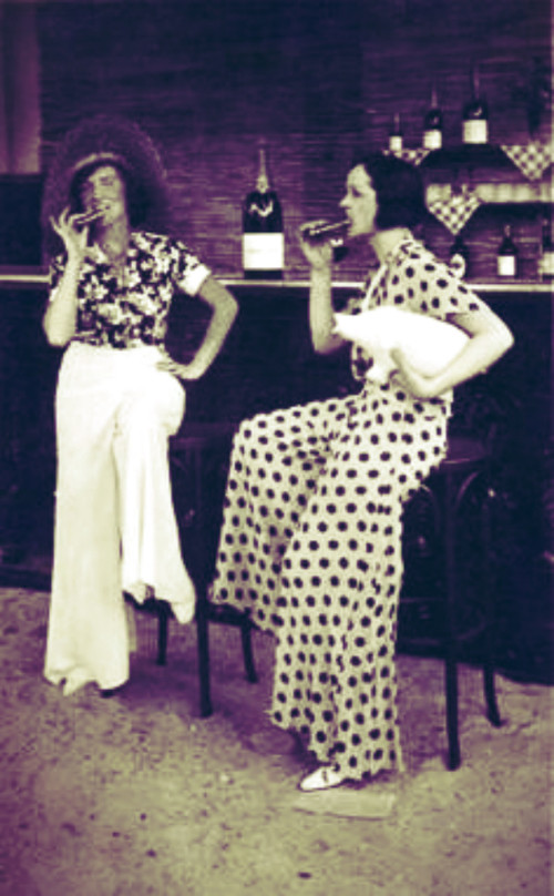 Vintage dots kalhoty — foto 6