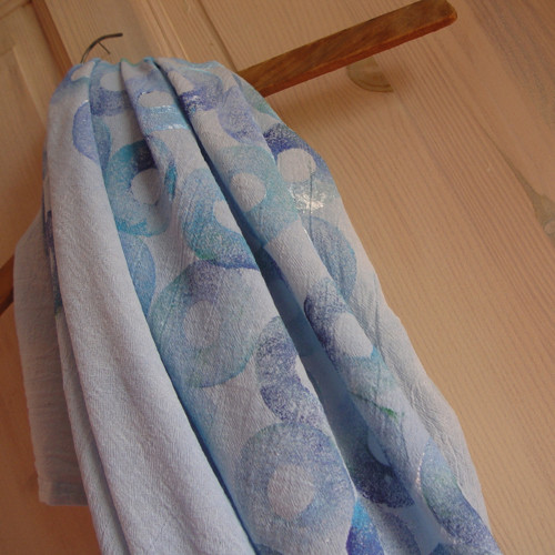 PŘEHRADA V ÚDOLÍ- šátek natur — foto 3
