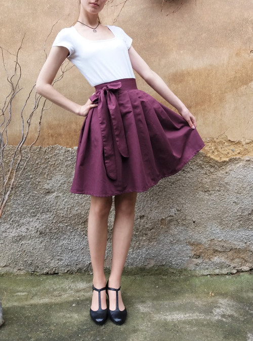 Sukénka V Bordó — foto 2
