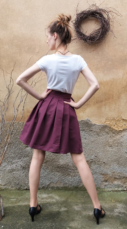 Sukénka V Bordó — foto 5