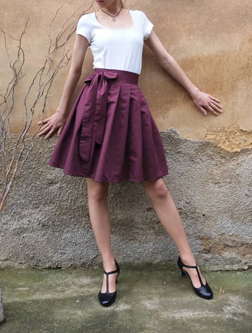 Sukénka V Bordó — foto 6