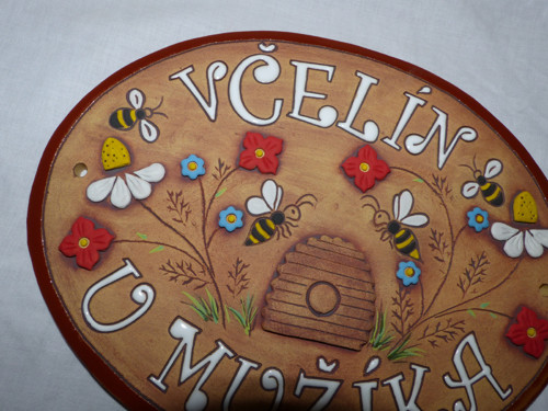 Keramická cedule - včelín - / na obj. — foto 3