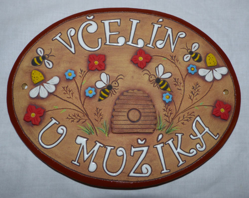 Keramická cedule - včelín - / na obj. — foto 4