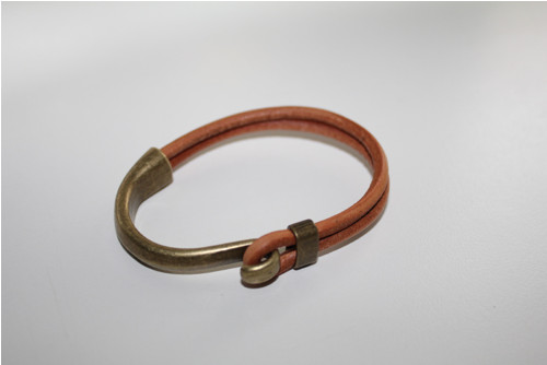 Pánský kožený náramek - Leather — foto 2