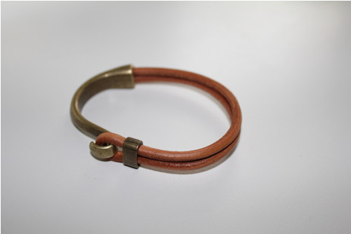 Pánský kožený náramek - Leather — foto 3