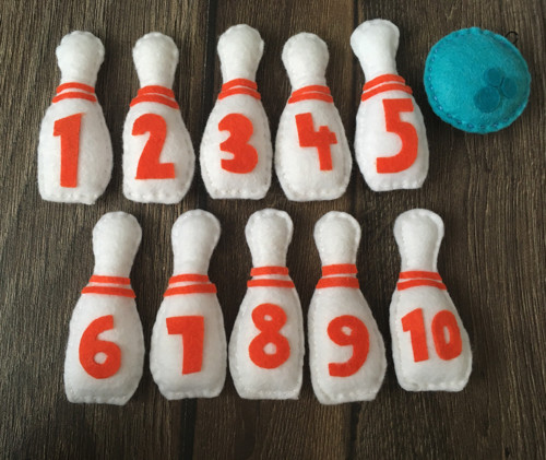 Quiet Book - stránka Bowling — foto 2