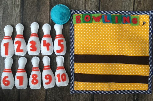 Quiet Book - stránka Bowling — foto 3
