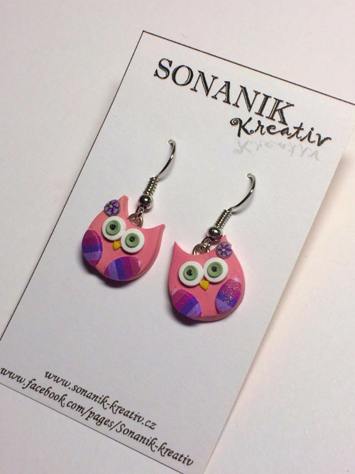 Náušnice sovičky — foto 2