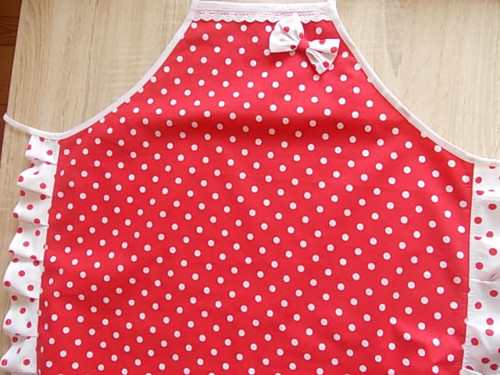 Dětská zástěrka - puntíkatá — foto 2