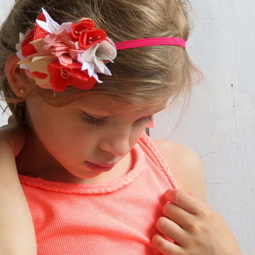 Květinová čelenka do vlásků — foto 2