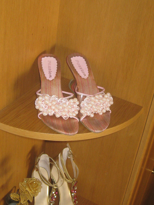 Romantické pantoflíčky s perličkami — foto 5