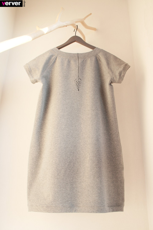 Šaty šedé "louka" (L-XL) — foto 3